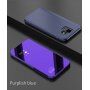 Etui lustrzane metalizowane do Samsung Galaxy A6 (2018) - srebrne