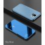 Etui lustrzane metalizowane do Samsung Galaxy A6 (2018) - czarne