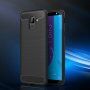 Etui plastikowe z teksturą szlifowaną do Samsung Galaxy J6 (2018) - czerwone