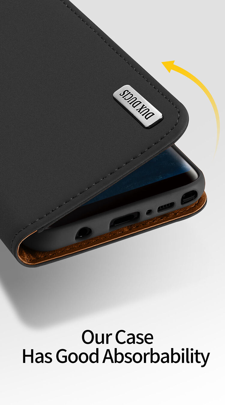 Dux Ducis Wish pokrowiec flip do Samsung Galaxy Note 8 - ciemnoniebieski