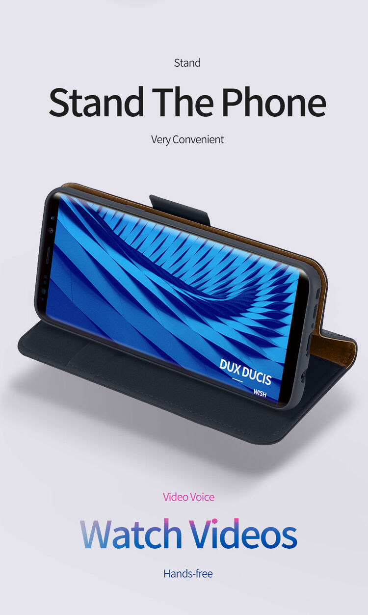 Dux Ducis Wish pokrowiec flip do Samsung Galaxy Note 8 - brązowy