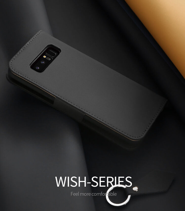 Dux Ducis Wish pokrowiec flip do Samsung Galaxy Note 8 - brązowy