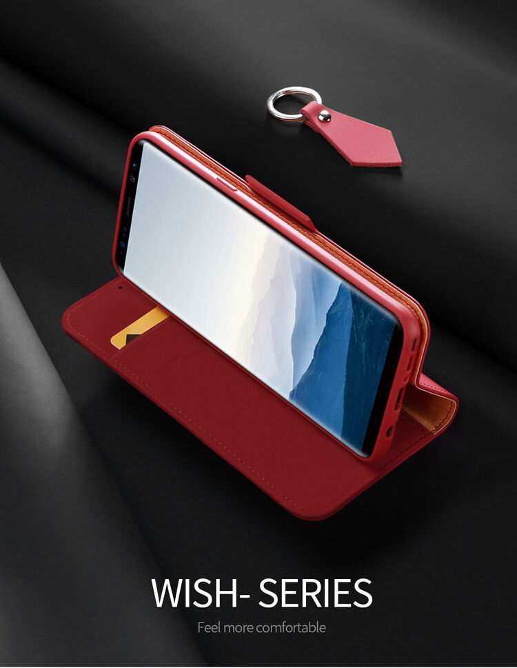 Dux Ducis Wish pokrowiec flip do Samsung Galaxy Note 8 - czerwony