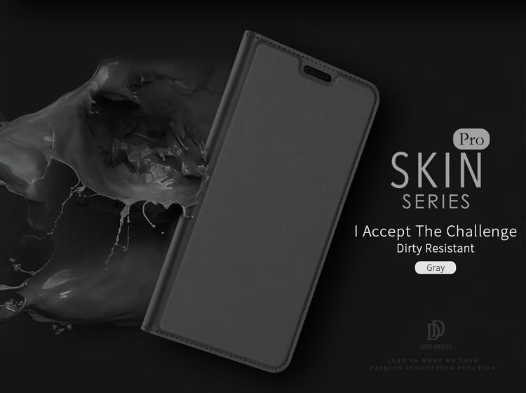 Dux Ducis Skin Pro pokrowiec flip do Samsung Galaxy J6 (2018) - złoty