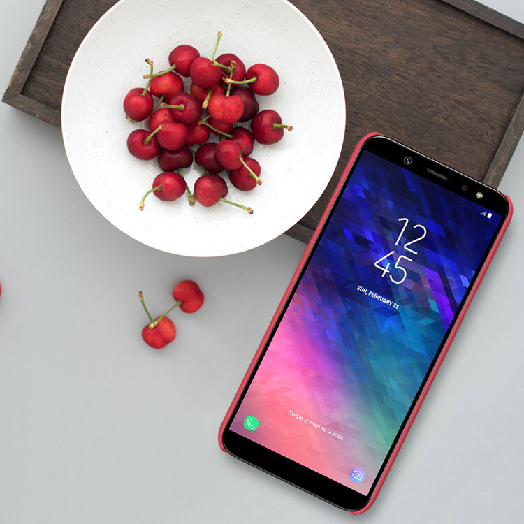Nillkin Super Frosted etui do Samsung Galaxy A6 (2018) - czerwone Nillkin Super Frosted etui do Samsung Galaxy A6 (2018) - czerwone