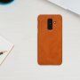 Nillkin Qin pokrowiec skórzany flip do Samsung Galaxy A6 Plus (2018) - brązowy