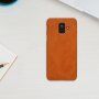 Nillkin Qin pokrowiec skórzany flip do Samsung Galaxy A6 (2018) - brązowy
