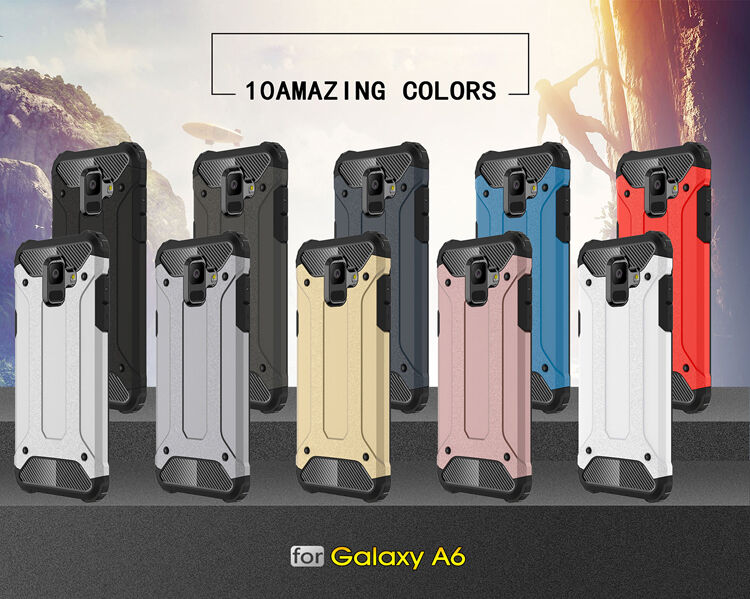 Super odporne etui Armor do Samsung Galaxy A6 (2018) - złote