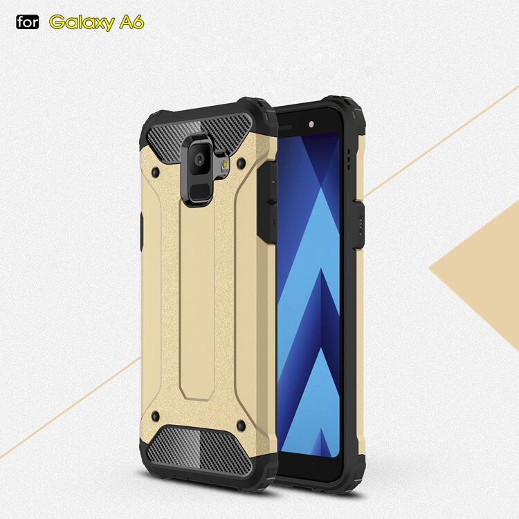 Super odporne etui Armor do Samsung Galaxy A6 (2018) - złote