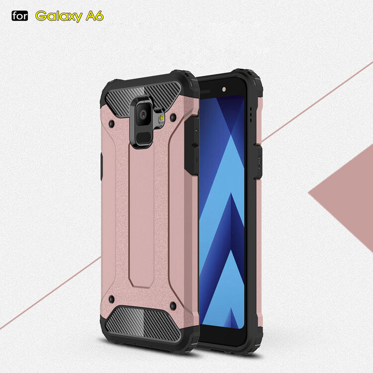 Super odporne etui Armor do Samsung Galaxy A6 (2018) - złote
