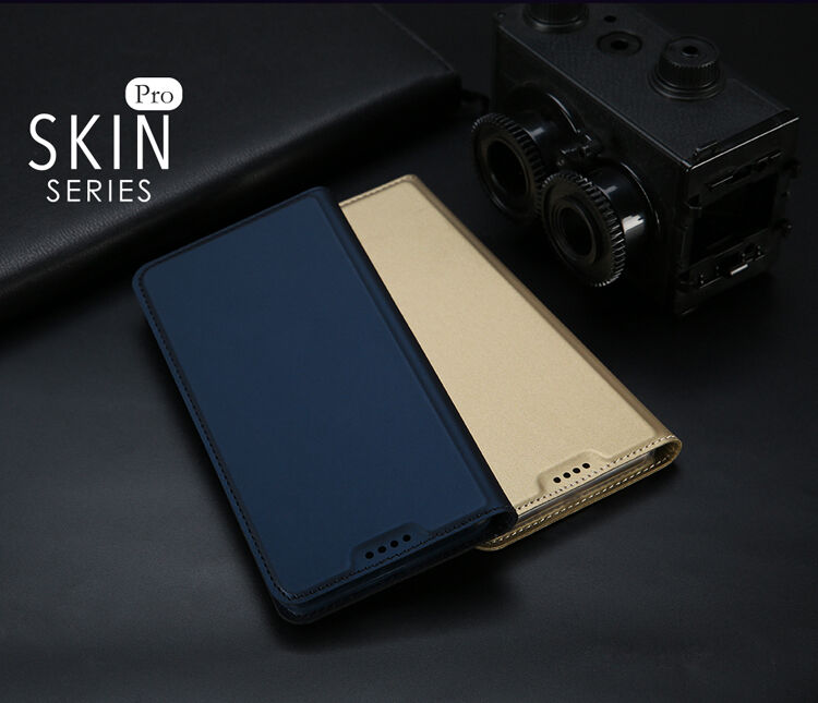 Dux Ducis Skin Pro pokrowiec flip do Samsung Galaxy A6 Plus (2018) - złoty