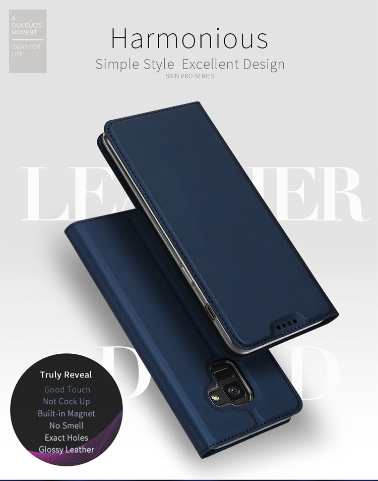Dux Ducis Skin Pro pokrowiec flip do Samsung Galaxy A6 (2018) - różowo-złoty