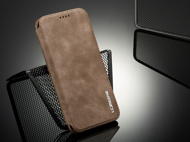 LC.Imeeke pokrowiec skórzany flip do Samsung Galaxy S9 - czarny