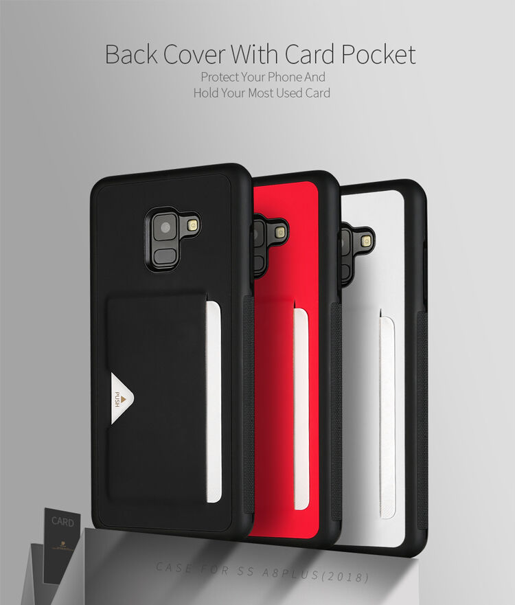 Dux Ducis Pocard etui do Samsung Galaxy A8 Plus (2018) - czerwone