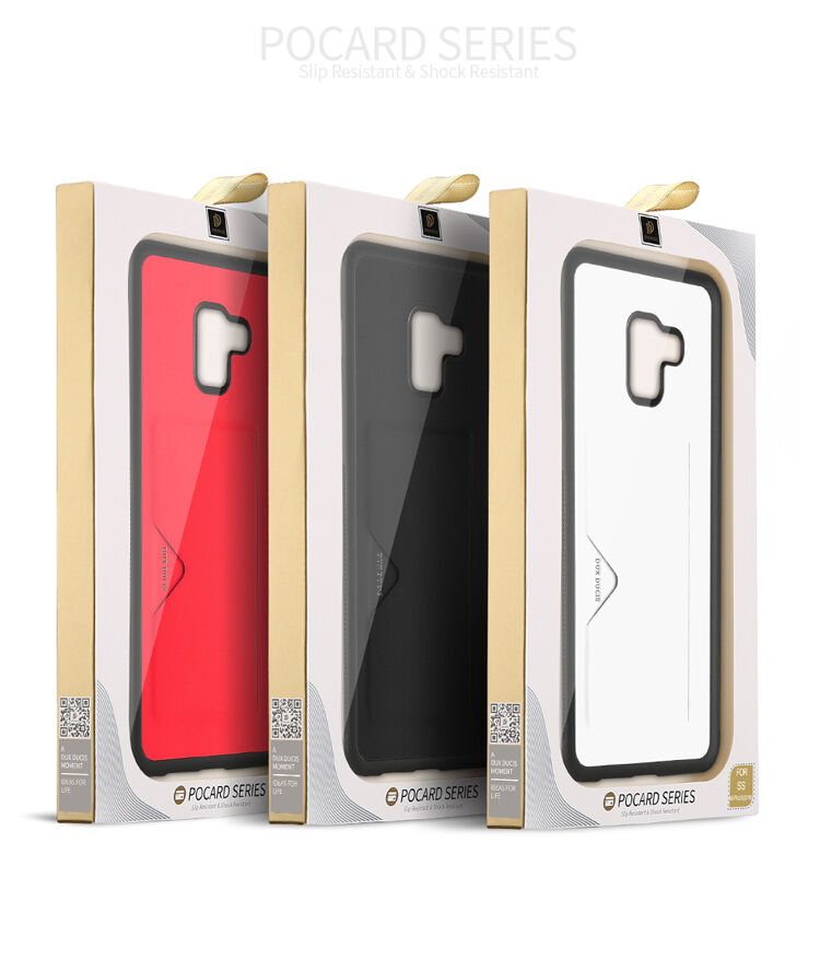 Dux Ducis Pocard etui do Samsung Galaxy A8 Plus (2018) - białe Dux Ducis Pocard etui do Samsung Galaxy A8 Plus (2018) - białe