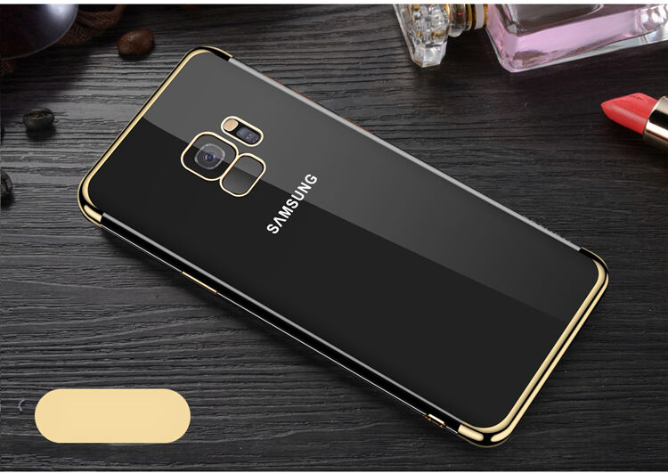 Sulada Etui plastikowe przezroczyste z ramką do Samsung Galaxy S9 - srebrne Sulada Etui plastikowe przezroczyste z ramką do Samsung Galaxy S9 - srebrne