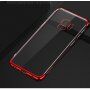 Sulada Etui plastikowe przezroczyste z ramką do Samsung Galaxy S9 - czarne