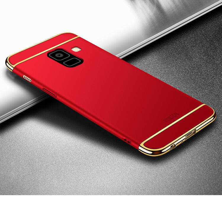 Mofi etui plastikowe do Samsung Galaxy A8 (2018) - złote