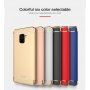 Mofi etui plastikowe do Samsung Galaxy A8 (2018) - srebrne