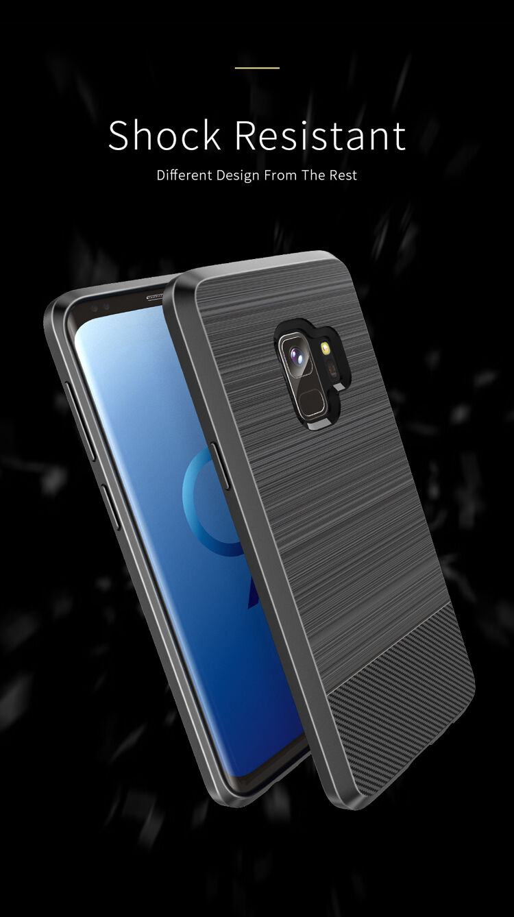 Dux Ducis S etui plastikowe do Samsung Galaxy S9 - ciemnoniebieskie
