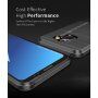 Dux Ducis S etui z teksturą szlifowaną do Samsung Galaxy A8 Plus (2018) - niebieskie