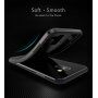 Dux Ducis S etui z teksturą szlifowaną do Samsung Galaxy A8 Plus (2018) - niebieskie