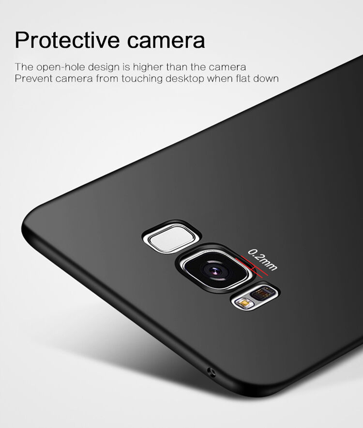 Mofi Frosted etui plastikowe do Samsung Galaxy S8 - czerwone