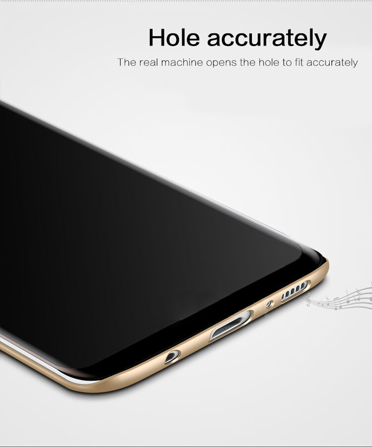 Mofi Frosted etui plastikowe do Samsung Galaxy S8 - czerwone