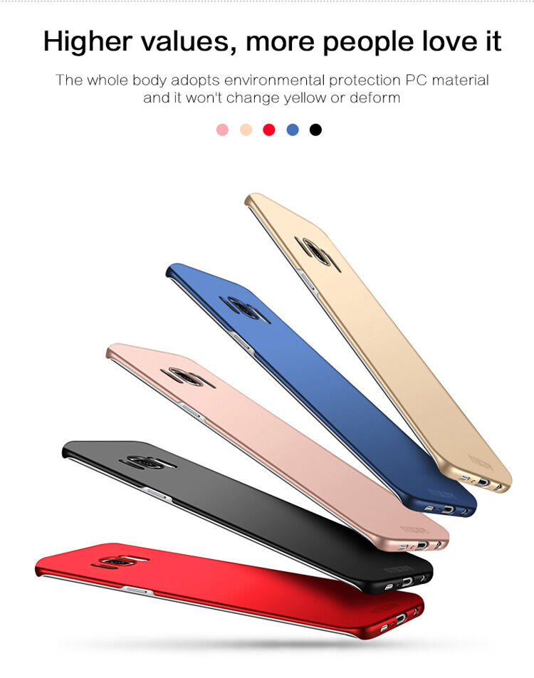Mofi etui plastikowe Frosted do Samsung Galaxy S8 Plus - czarne