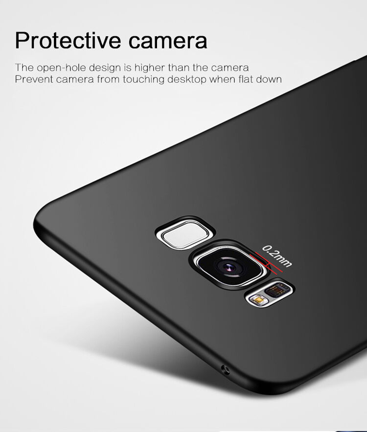 Mofi etui plastikowe Frosted do Samsung Galaxy S8 Plus - czarne