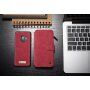 Caseme 2w1 pokrowiec portfelowy Samsung Galaxy S9 - czerwony