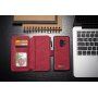 Caseme 2w1 pokrowiec portfelowy Samsung Galaxy S9 - czerwony
