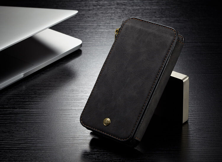 Caseme 2w1 pokrowiec portfelowy Samsung Galaxy S9 - czerwony
