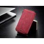 Caseme 2w1 pokrowiec portfelowy Samsung Galaxy S9 - czerwony