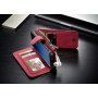 Caseme 2w1 pokrowiec portfelowy Samsung Galaxy S9 - czerwony