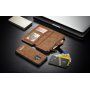 Caseme 2w1 pokrowiec portfelowy Samsung Galaxy S9 - czerwony