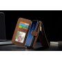 Caseme 2w1 pokrowiec portfelowy Samsung Galaxy S9 - czerwony