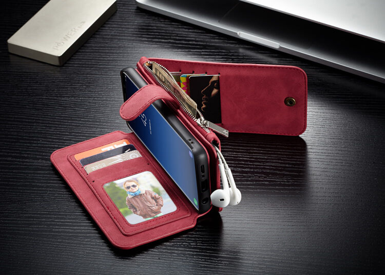 Caseme 2w1 pokrowiec portfelowy Samsung Galaxy S9 - czarny