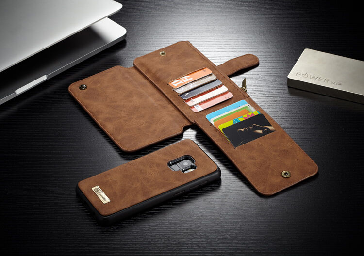 Caseme 2w1 pokrowiec portfelowy Samsung Galaxy S9 - czarny