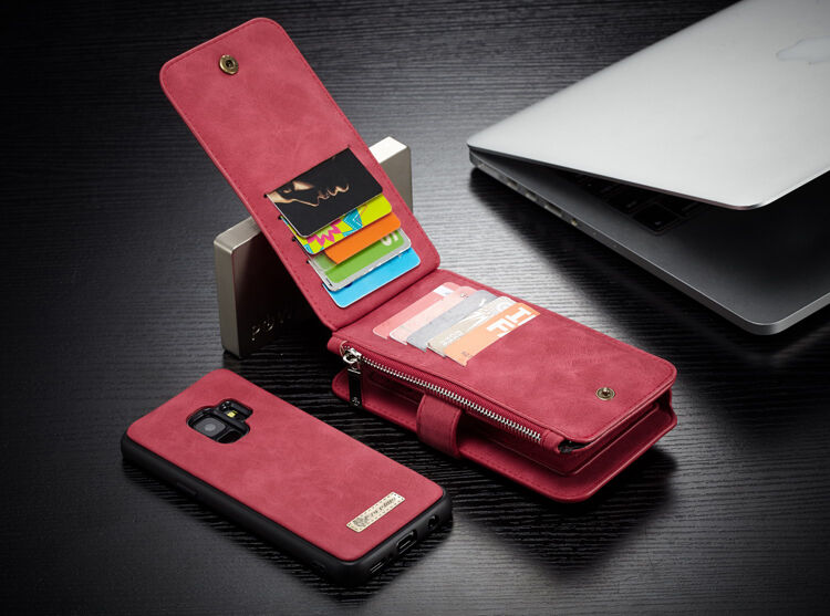 Caseme 2w1 pokrowiec portfelowy Samsung Galaxy S9 - czarny