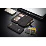 Caseme 2w1 pokrowiec portfelowy Samsung Galaxy S9 - czarny