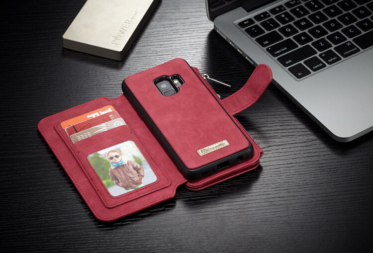 Caseme 2w1 pokrowiec portfelowy Samsung Galaxy S9 - czarny