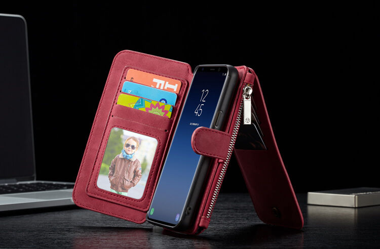 Caseme 2w1 pokrowiec portfelowy Samsung Galaxy S9 - czarny