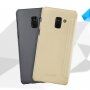 Nillkin Sparkle pokrowiec flip do Samsung Galaxy A8 Plus (2018) - szary