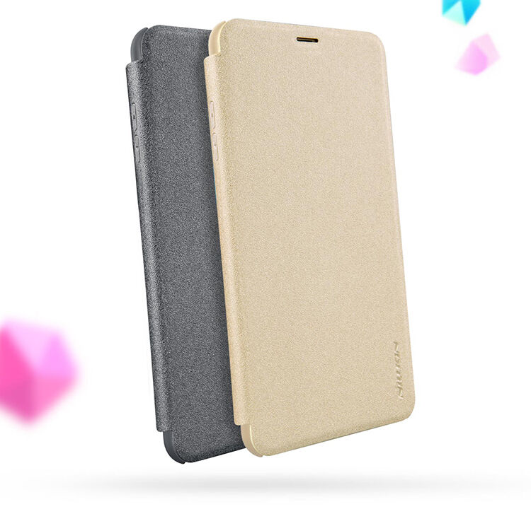 Nillkin Sparkle pokrowiec flip do Samsung Galaxy A8 (2018) - szary
