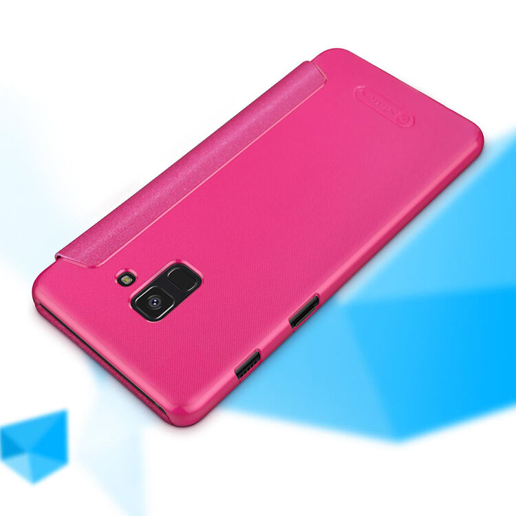 Nillkin Sparkle pokrowiec flip do Samsung Galaxy A8 (2018) - szary