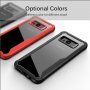 Odporne na wstrząsy etui plastikowe do Samsung Galaxy S8 Plus - szare