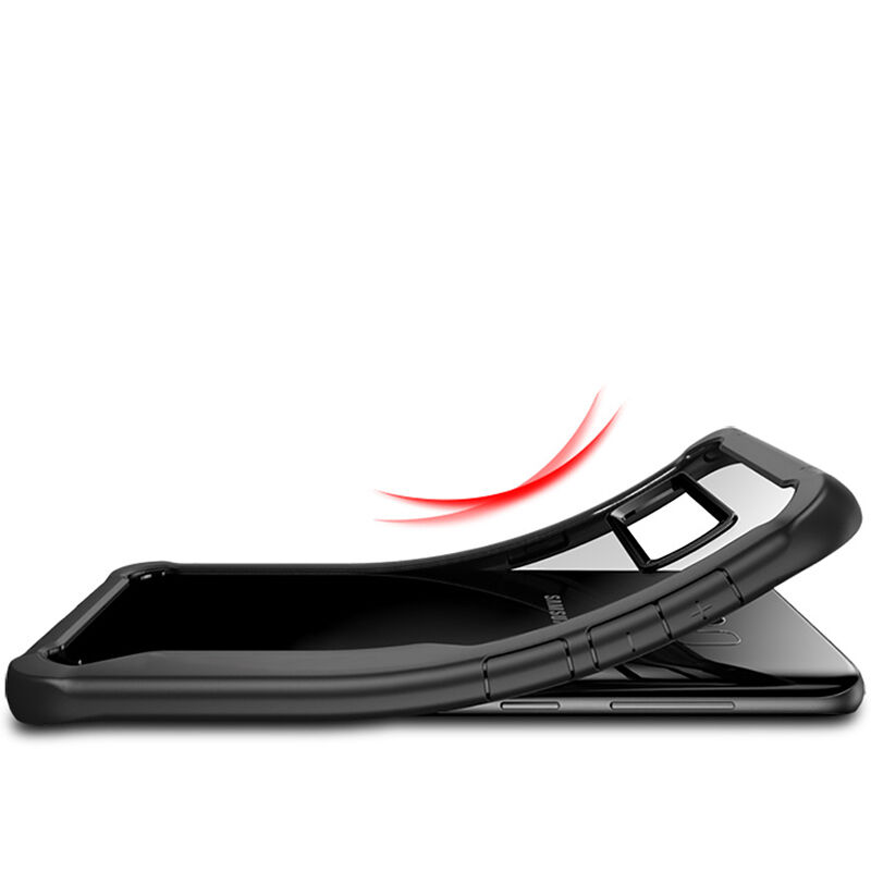 Odporne na wstrząsy etui plastikowe do Samsung Galaxy S8 Plus - szare
