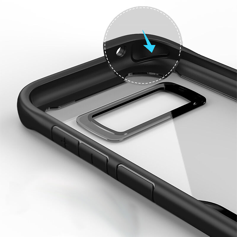 Odporne na wstrząsy etui plastikowe do Samsung Galaxy S8 Plus - szare