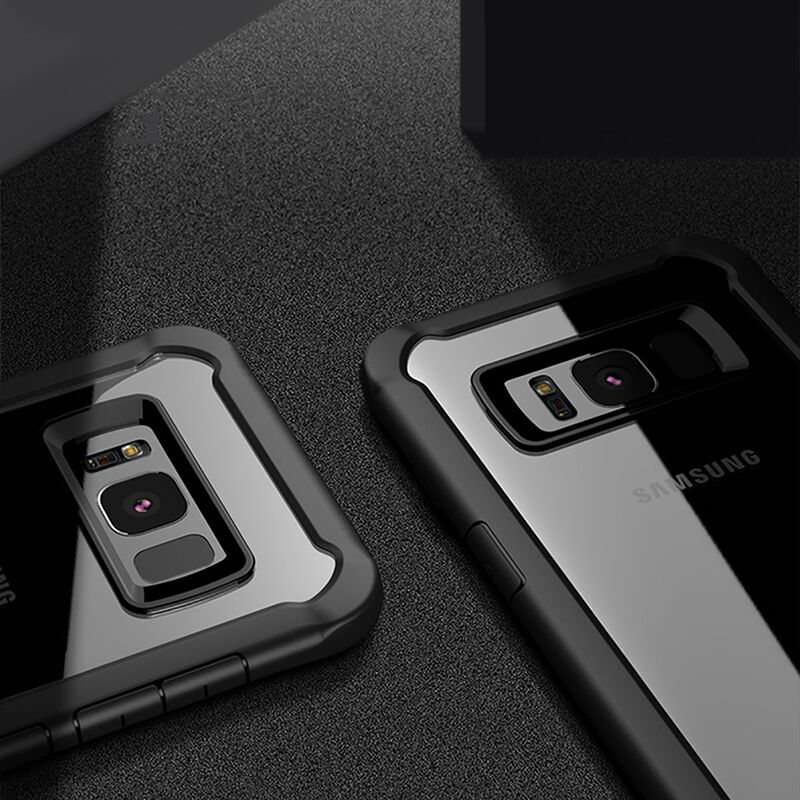 Odporne na wstrząsy etui plastikowe do Samsung Galaxy S8 Plus - szare Odporne na wstrząsy etui plastikowe do Samsung Galaxy S8 Plus - szare
